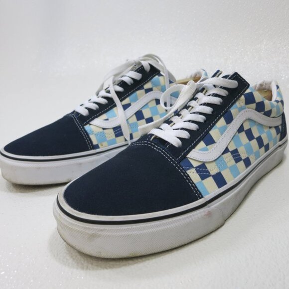 Vans Old Skool Primary Check Canvas Footwear Casual Shoe Men's Shoe's Sz 11.5 - Picture 1 of 7
